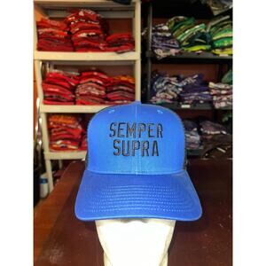 Nike Semper Supra Hat Air Force Classic 99 Space Force Blue Black OS